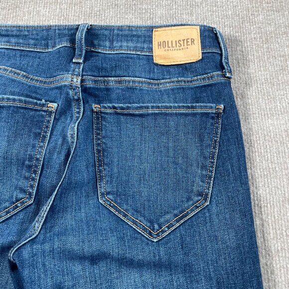 Hollister Denim Jeans Womens Size 5 Flare Hi-Rise - Picture 6 of 11